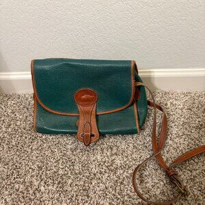 Dooney & Bourke Shoulder Bag Green - All Weather Leather Pebbled